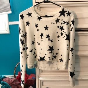 H&M Star Cropped Sweater